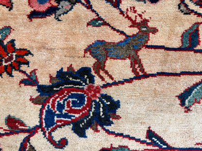 Hand-Knotted Persian Bakhtiari Rug - 5'1"x10'3"