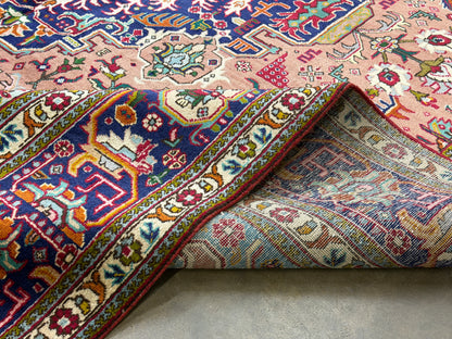 9’8”x13’ Hand-Knotted Persian Tabriz Area Rug