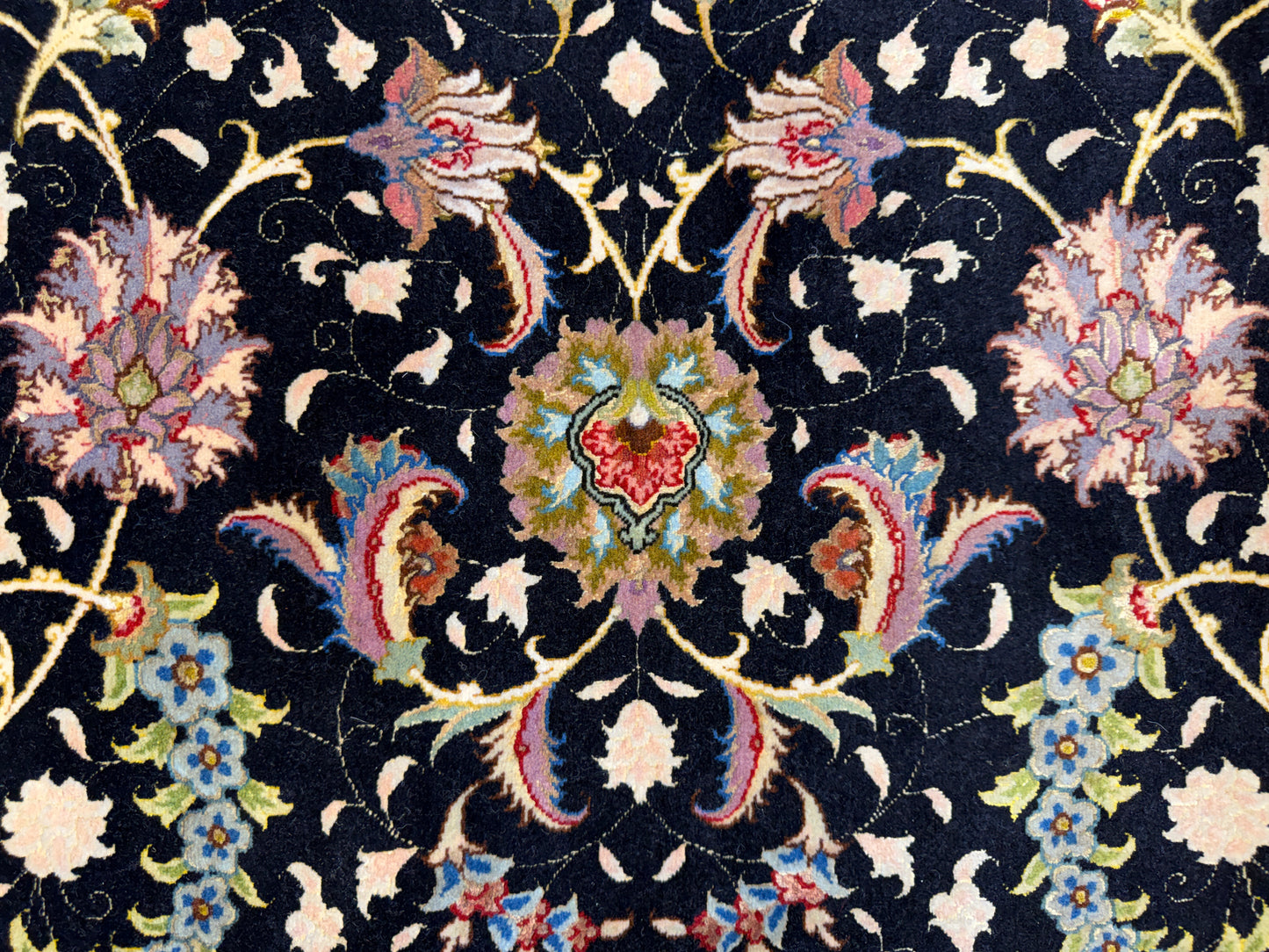 11’6”x16’6” Very Fine Hand-Knotted 70 Raj Signed Persian Tabriz Rug