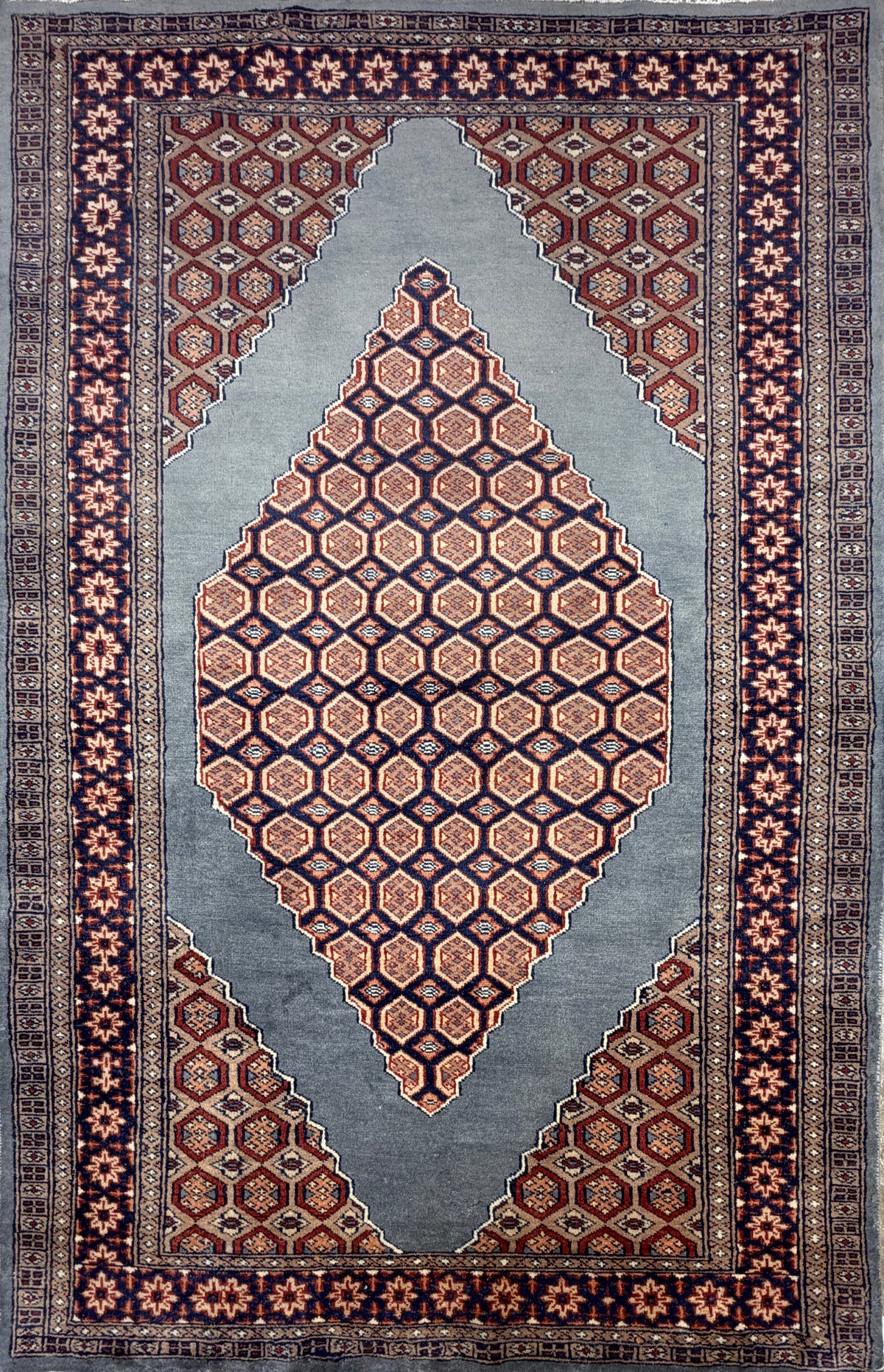 Hand-Knotted Bokhara Rug - 3'11"x6'