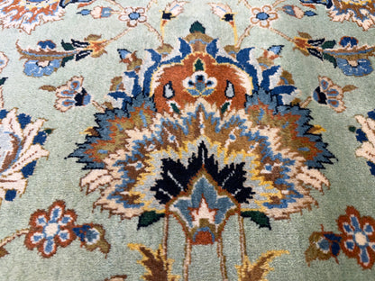 Hand-Knotted Persian Kashan Rug - 10'6"x14'6"