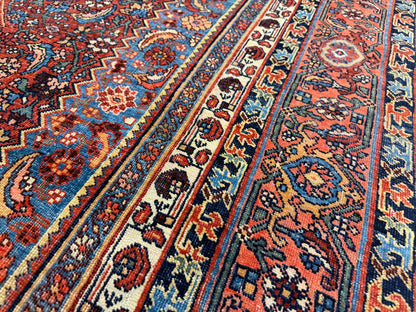 Hand-Knotted Persian Bakhtiari Rug - 9’9”x14’6”