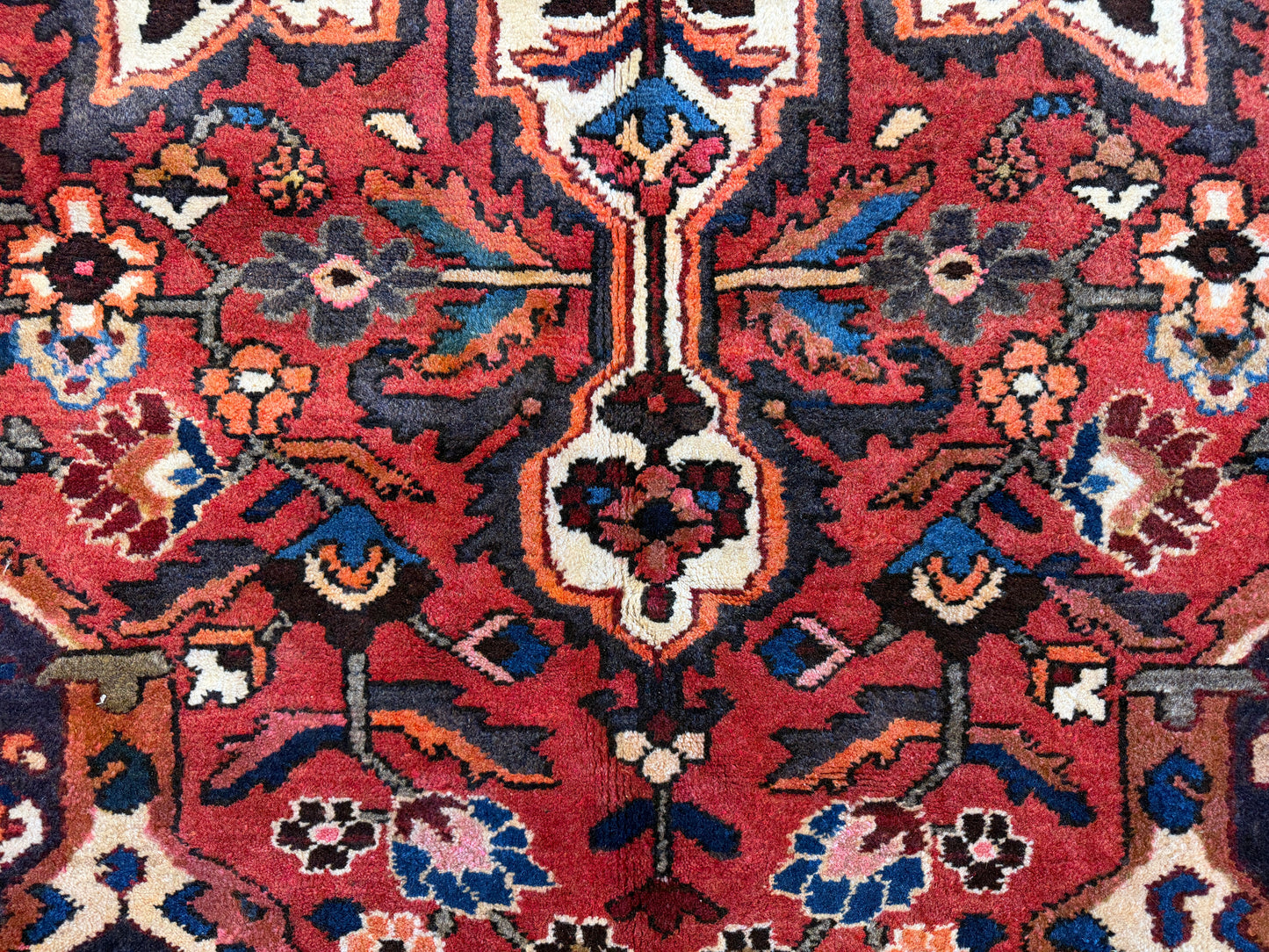 Hand-Knotted Persian Bakhtiari Rug - 11’4”x12’7”