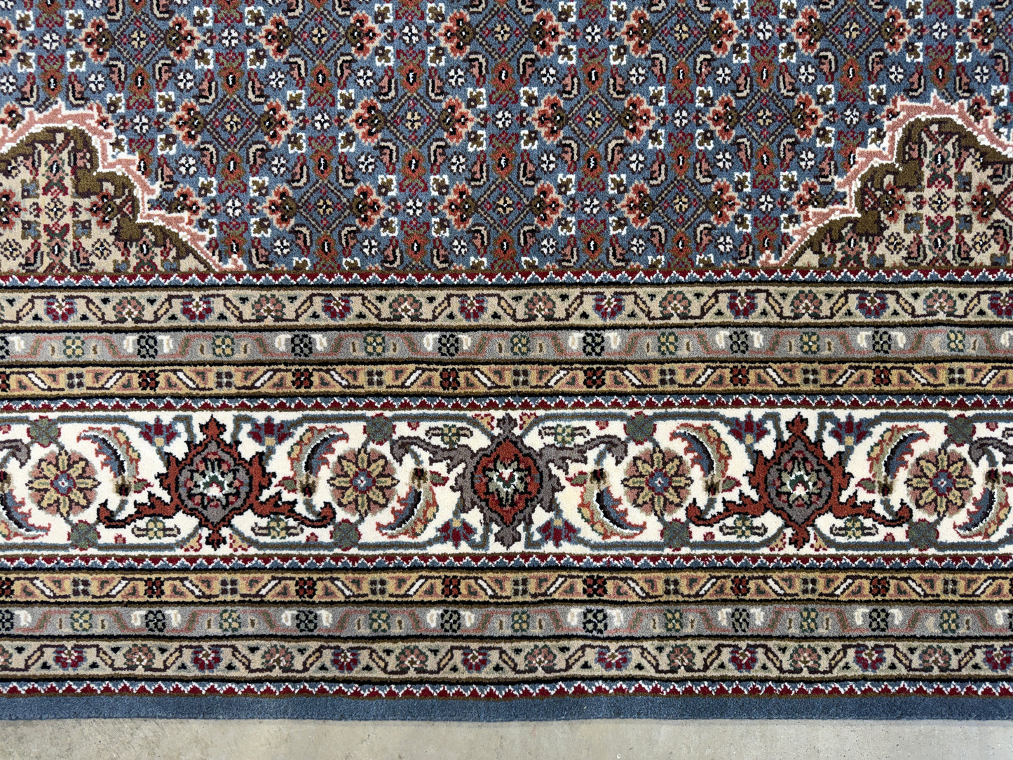 8’x10’ Hand-Knotted Wool IndoMahi Tabriz Area Rug