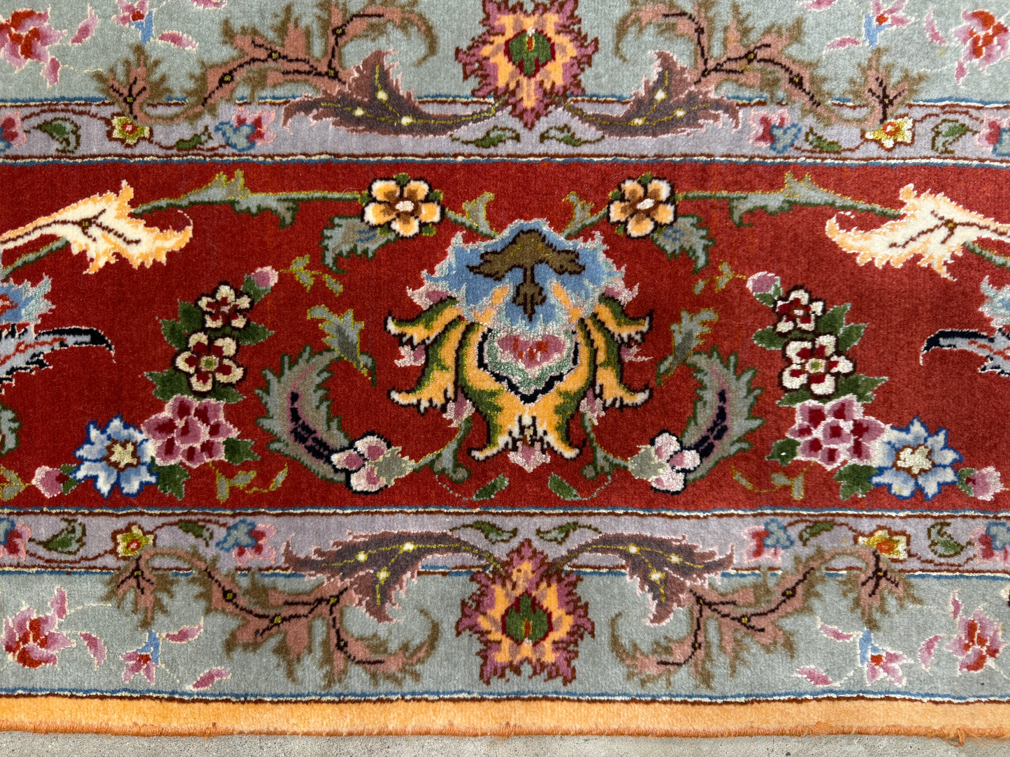 Hand-Knotted 70 Raj Persian Tabriz Rug - 6’6”x10’4”