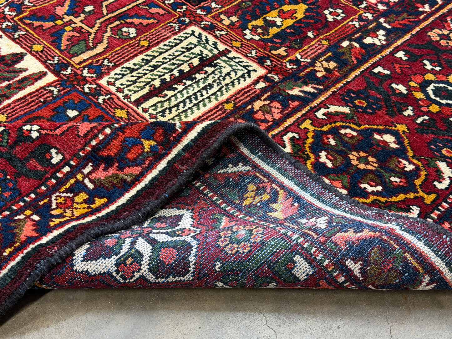 Hand-Knotted Persian Bakhtiari Rug - 10’5”x12’8”