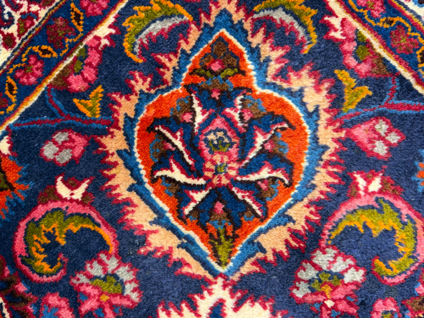 Antique Hand-Knotted Persian Mashad Rug - 9’6”x12’8”