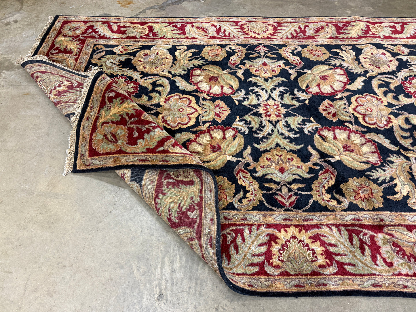 Hand-Knotted Oriental Rug - 6’x9’