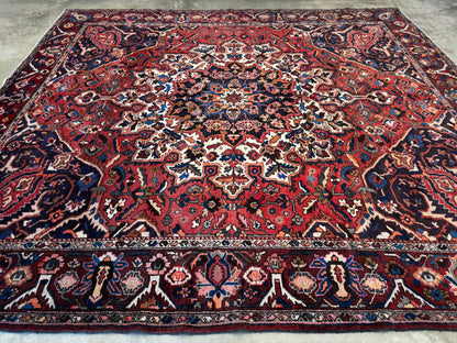 Hand-Knotted Persian Bakhtiari Rug - 11’4”x12’7”