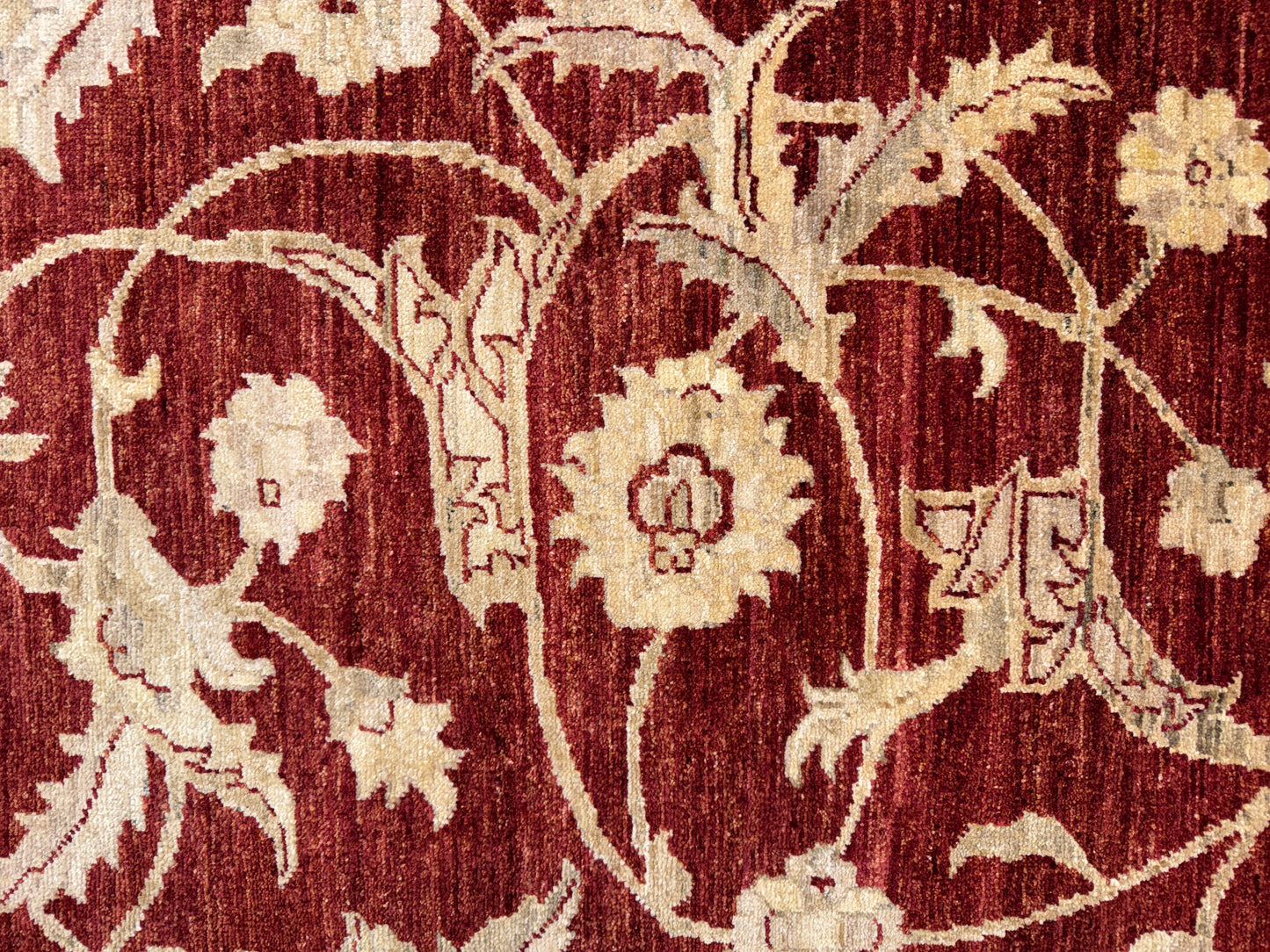 Hand-Knotted Peshawar Rug - 8’x10’