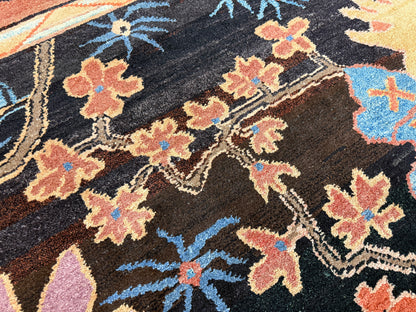 Hand-knotted Oushak Rug - 11’x12’