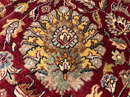 8’9”x12’3” Hand-Knotted Very Fine Wool Agra Area Rug 50 Raj
