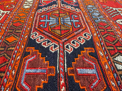 Flatweave Persian Qashghai Rug - 2’1”x3’8”