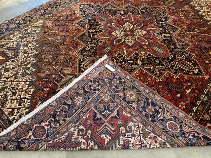 10’1”x14’ Hand-Knotted Persian Heriz Area Rug