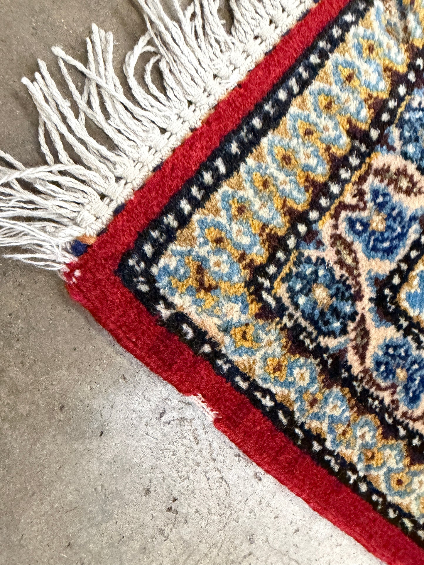 2’9”x4’2” Fine Antique Hand-Knotted Wool Kashan Tree of Life Persian Rug 2x4 Pictorial Handmade Carpet