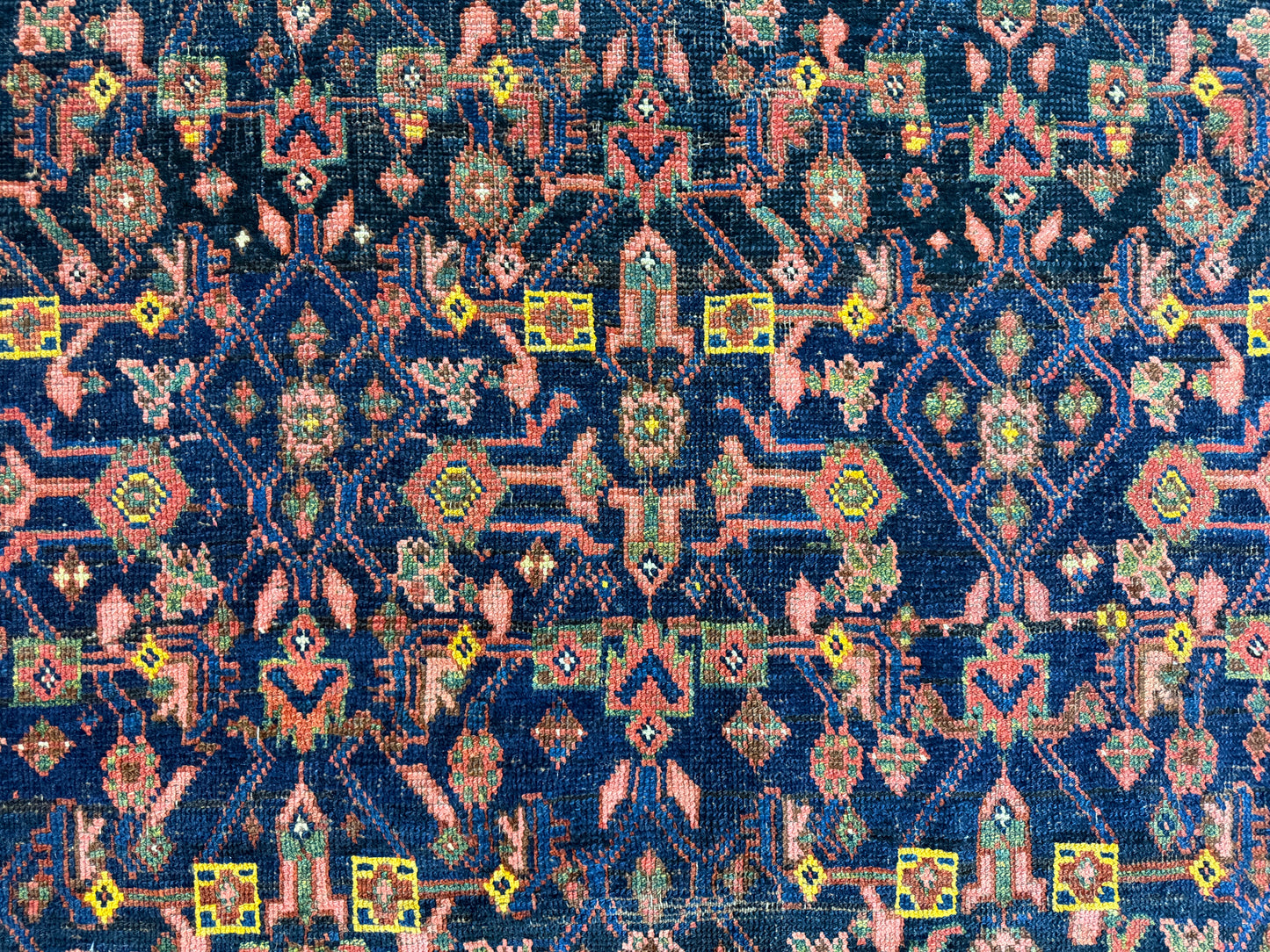 Hand-Knotted Persian Mahal Rug - 8’8”x13’