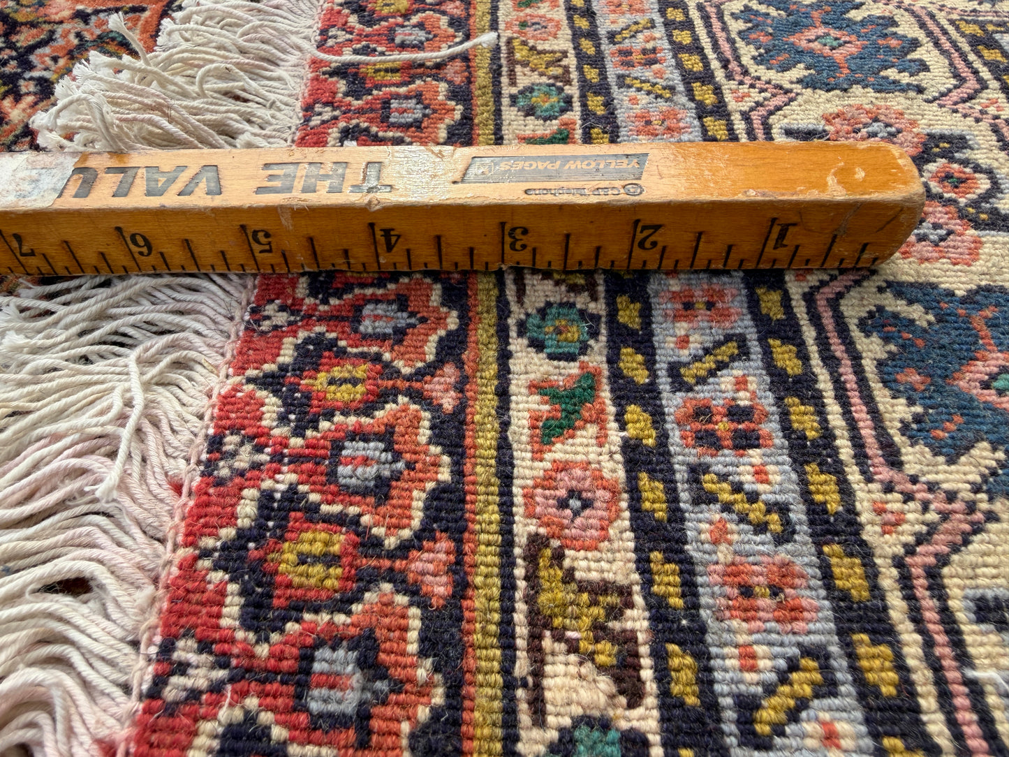 11’9”x15’9” Hand-Knotted Fine Wool Persian Sarab Area Rug