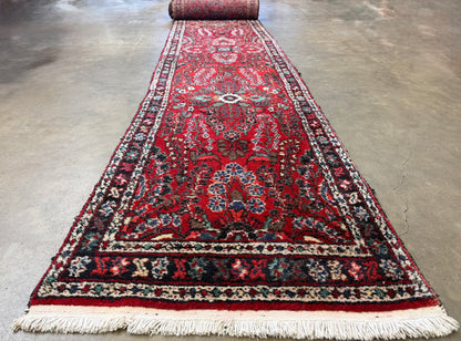 Hand-Knotted Sarouk Runner - 2’9”x18’3”