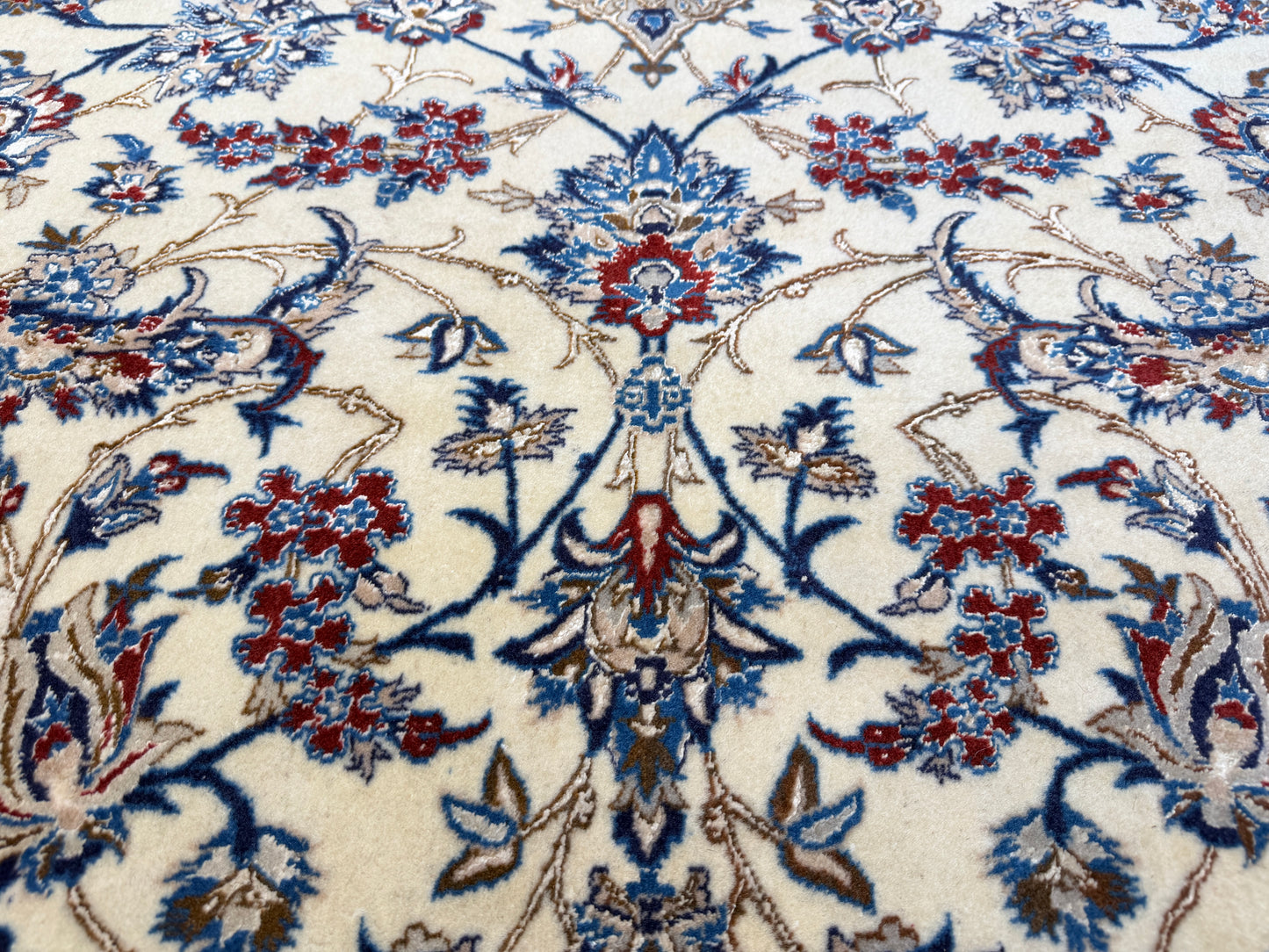 Hand-Knotted 4 La Persian Nain Rug - 10'3"x14'1"