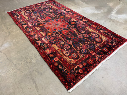 Hand-Knotted Persian Nahavand Rug - 5'x9'6"