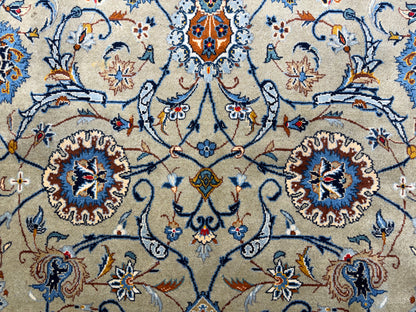 Hand-Knotted Persian Kashan Rug - 9’9”x13’8”