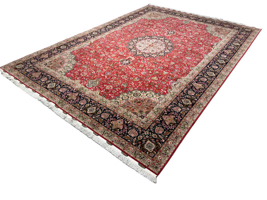 Hand-Knotted Persian Tabriz Rug 60 Raj - 11’6”x16’3”