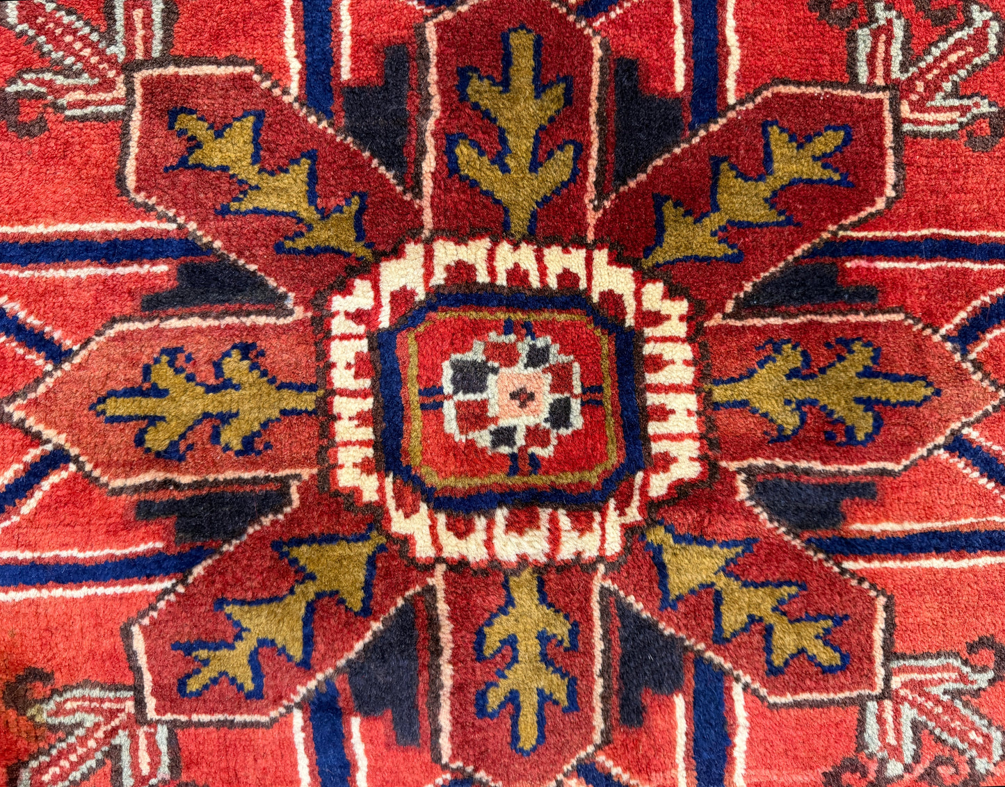 Hand-Knotted Persian Heriz Rug - 9’3”x12’2”