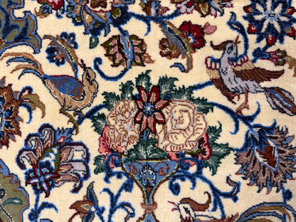 Hand-Knotted Persian Isfahan Rug - Signed Khaksar - 3’8”x5’4”