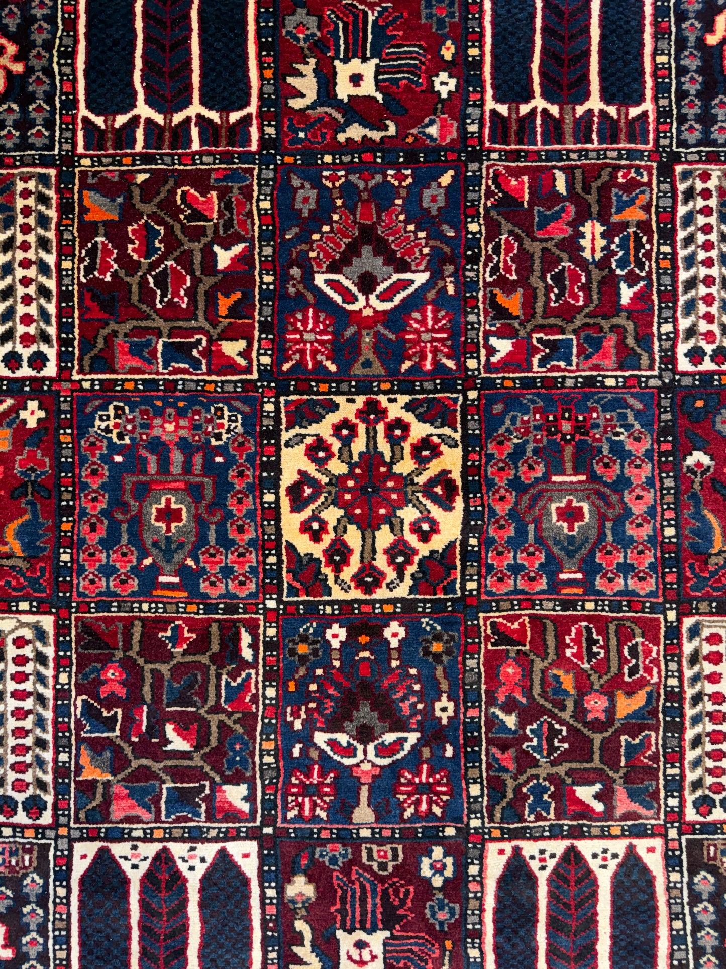 9’5”x11’9” Hand-Knotted Persian Bakhtiari Four Season Area Rug