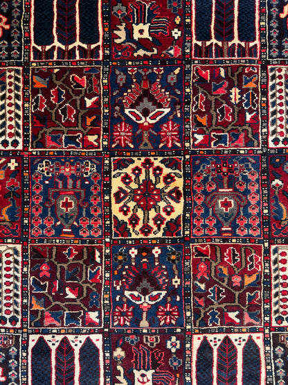 9’5”x11’9” Hand-Knotted Persian Bakhtiari Four Season Area Rug