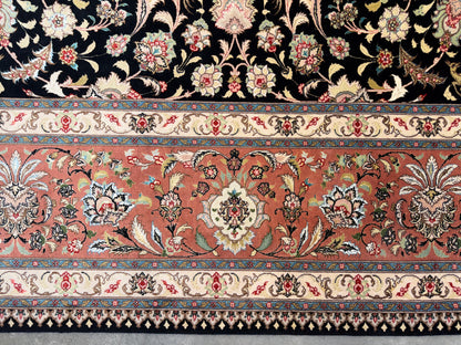 Hand-Knotted 60 Raj Persian Tabriz Rug - 10’x12’9”