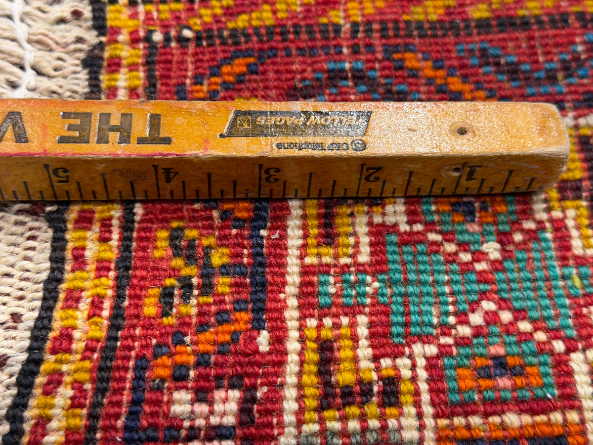 Hand-Knotted Persian Qashqai Gabbeh Rug - 4’6”x6’5”