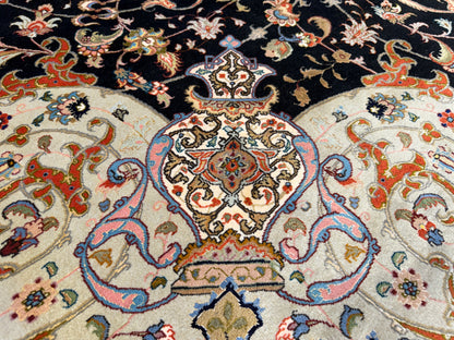 10’x13’ Hand-Knotted 70 Raj Persian Tabriz Rug