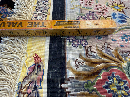 11’6”x16’6” Very Fine Hand-Knotted 70 Raj Signed Persian Tabriz Rug