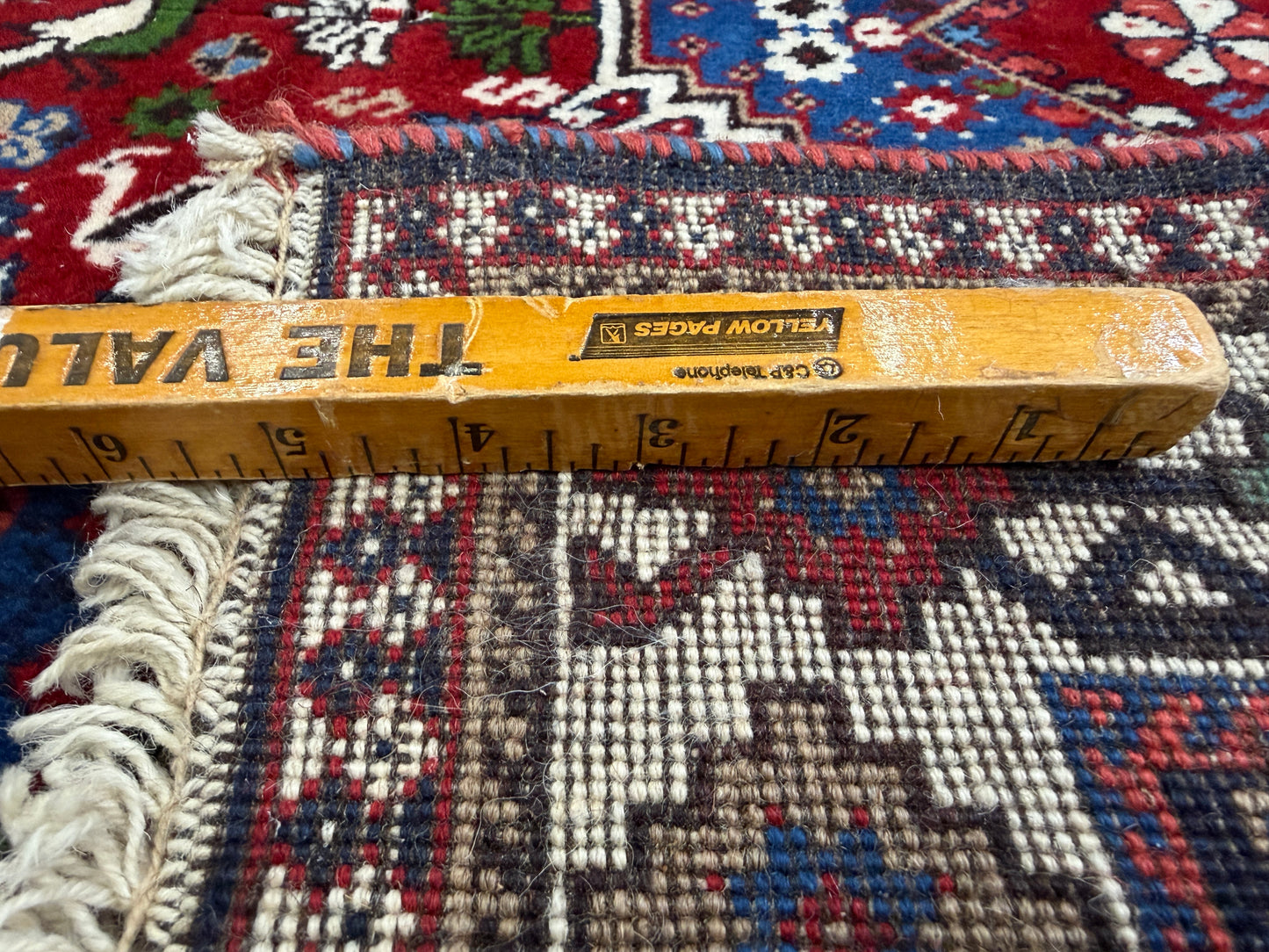 Hand-Knotted Antique Yalameh Runner - 3’4”x9’8”