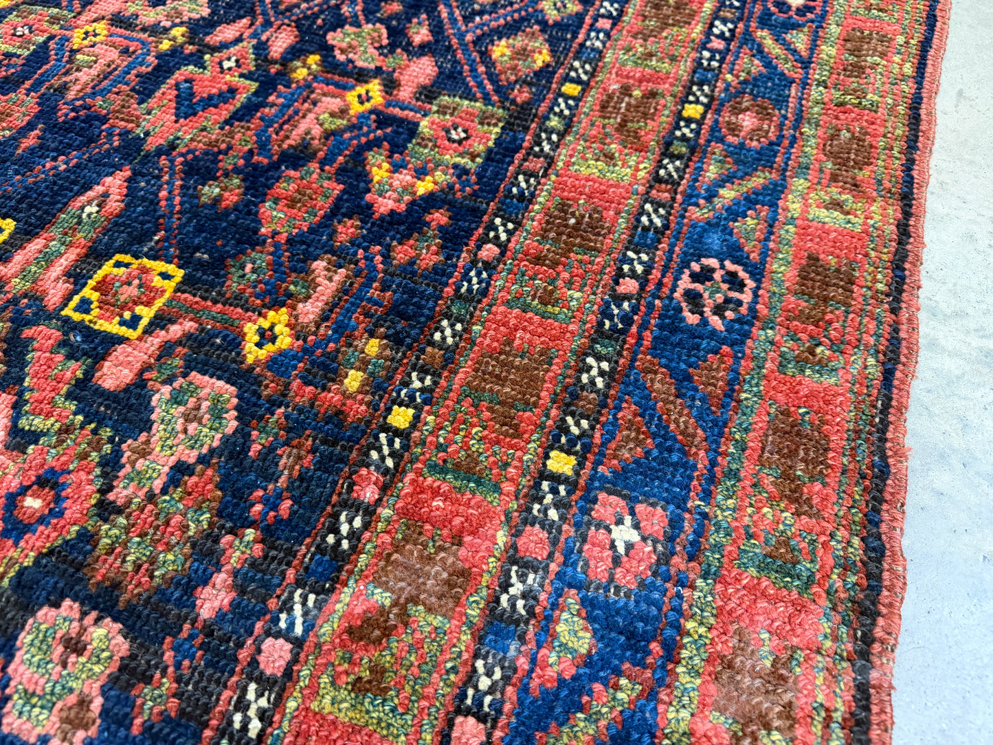 Hand-Knotted Persian Mahal Rug - 8’8”x13’