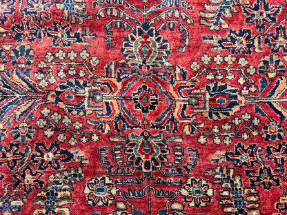Hand-Knotted Persian Sarouk Rug - 10’1”x14’10”
