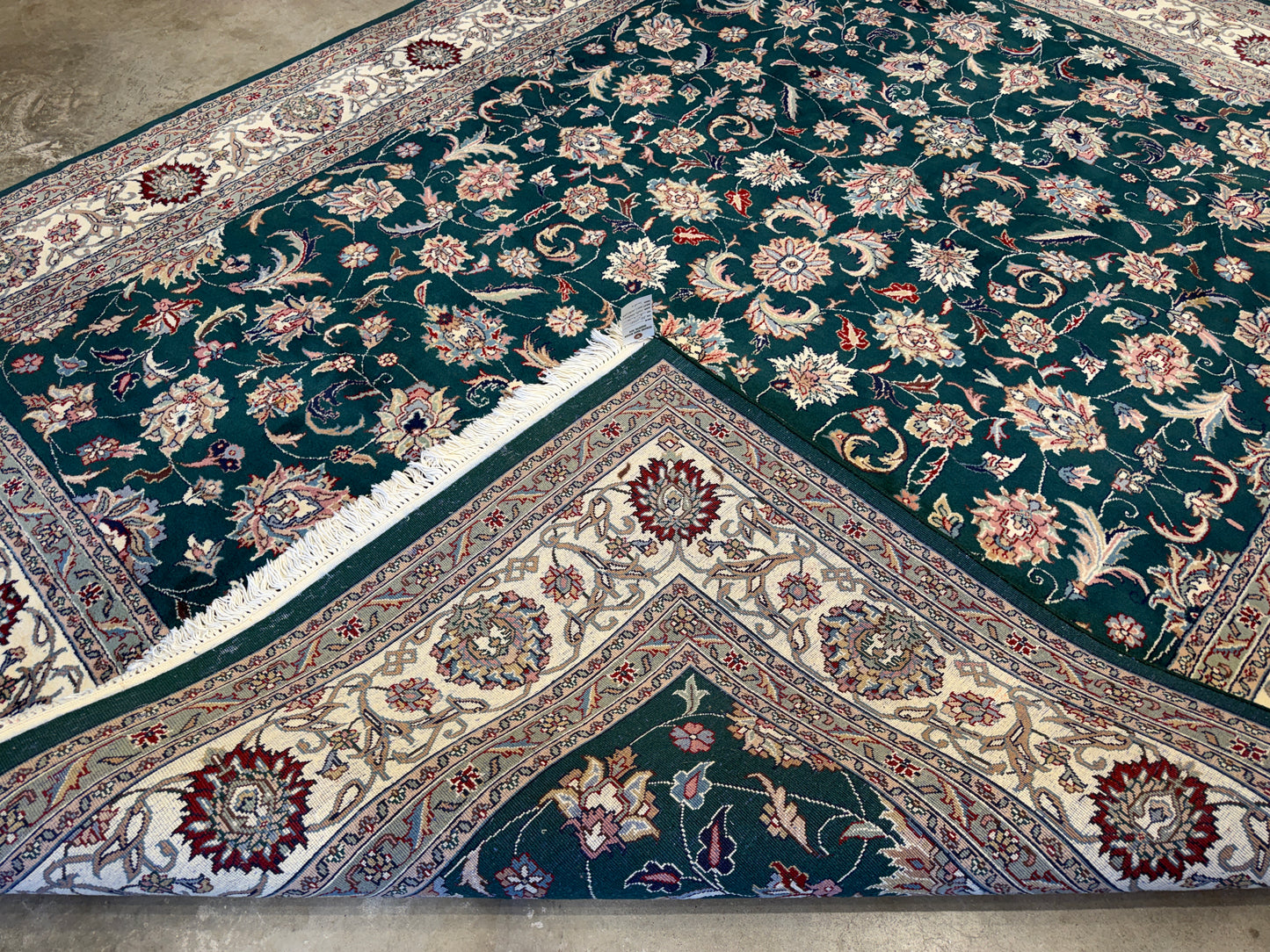 8’x10’ Hand-Knotted IndoKashan Oriental Area rug