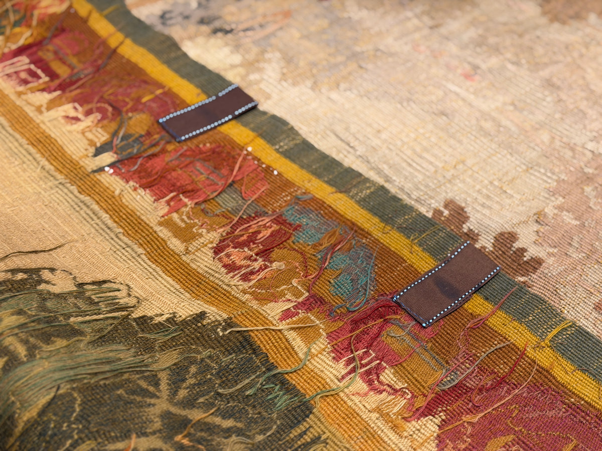 Antique Handmade French Tapestry - 4'4”x6'11”