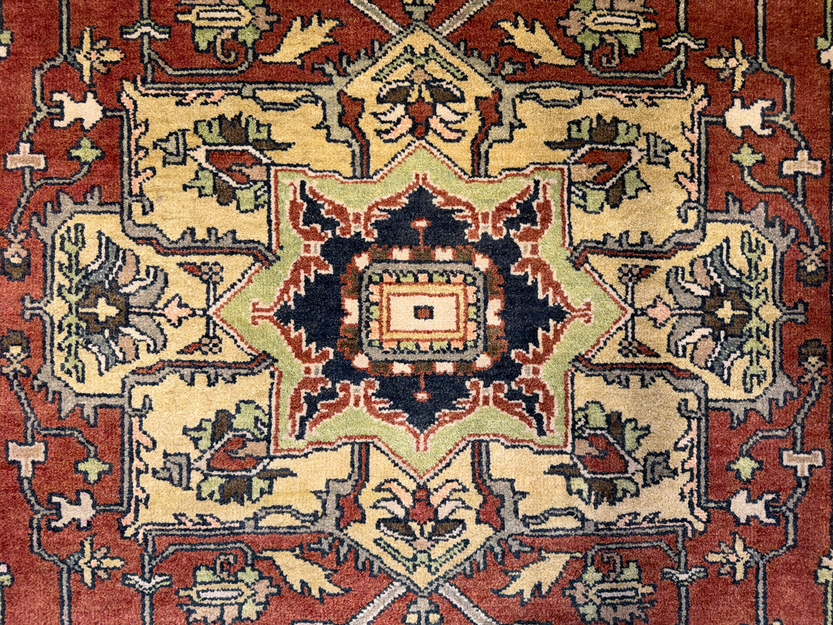 Hand-Knotted IndoSerapi Rug - 5’2”x7’9”