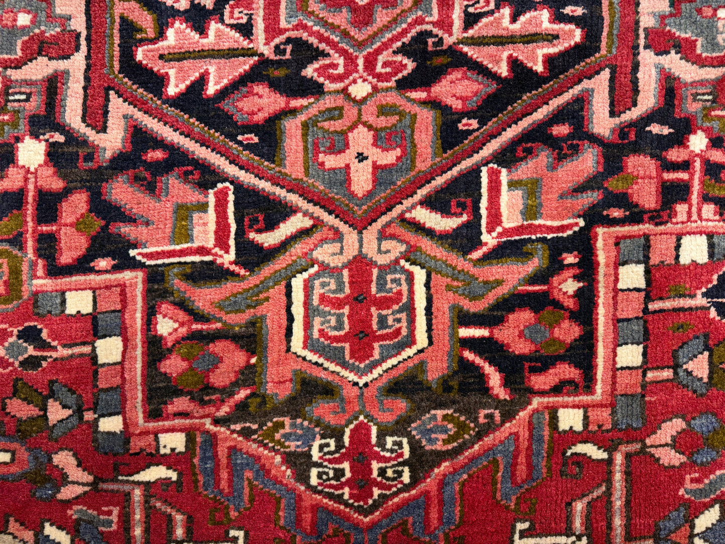 Hand-Knotted Persian Heriz Rug - 8’3”x10’9”