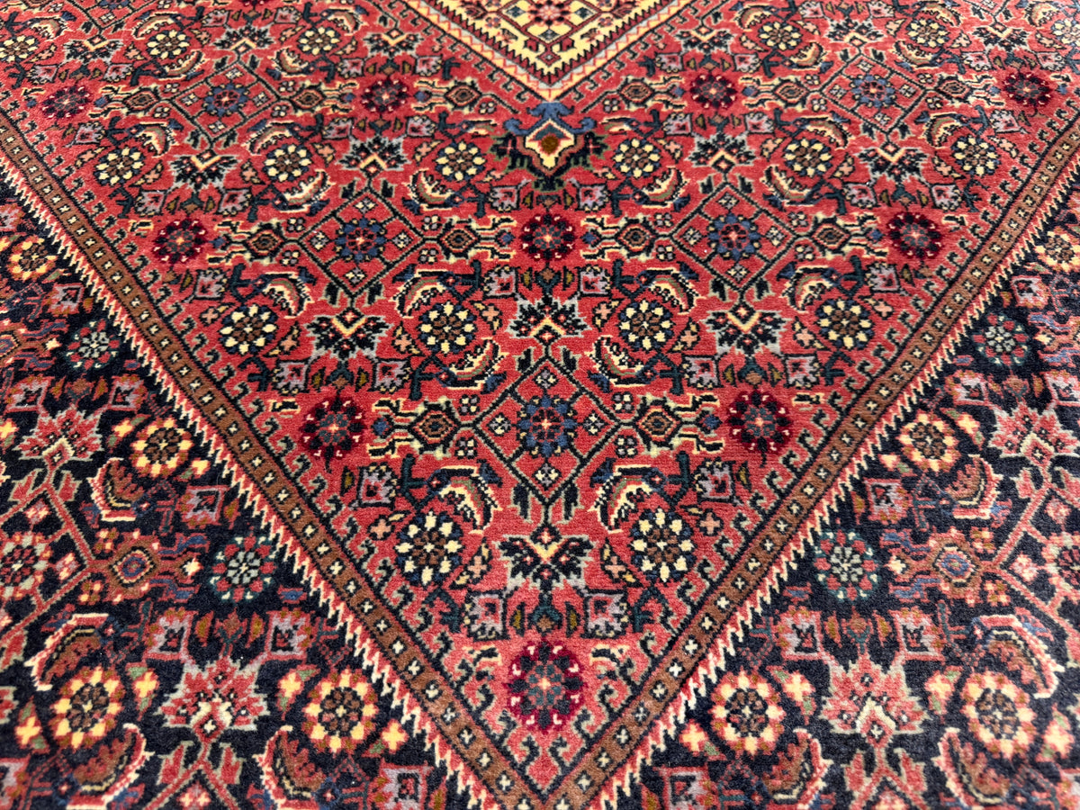 Hand-Knotted Persian Bidjar Rug - 3'8"x6'1"