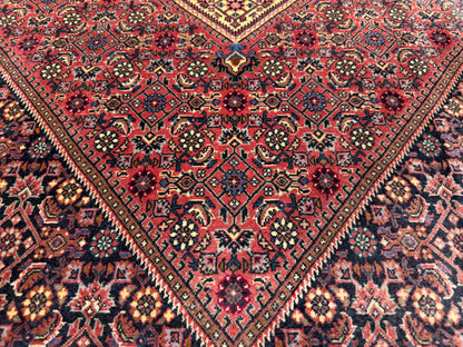 Hand-Knotted Persian Bidjar Rug - 3'8"x6'1"