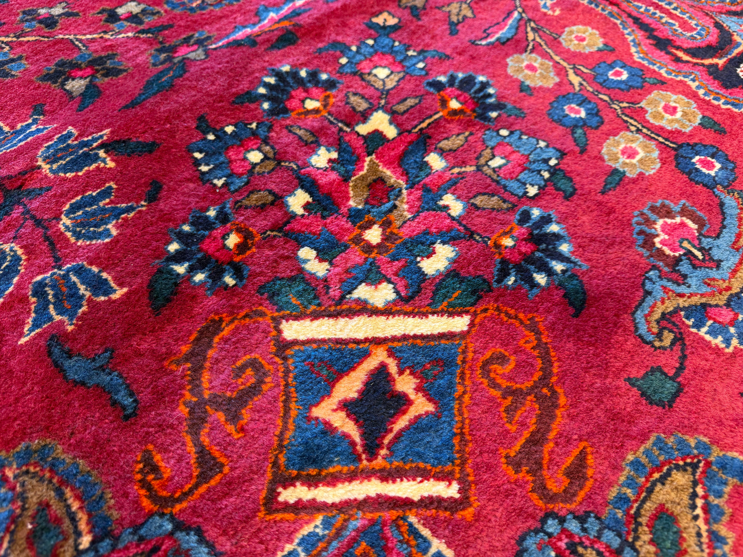 Hand-Knotted Persian Tabriz Rug - Signed - 10’x12’8”