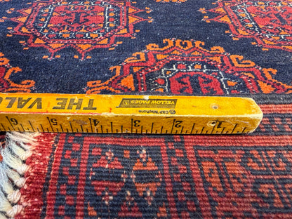 6’5”x9’10” Hand-Knotted Wool Bokhara Oriental Area Rug