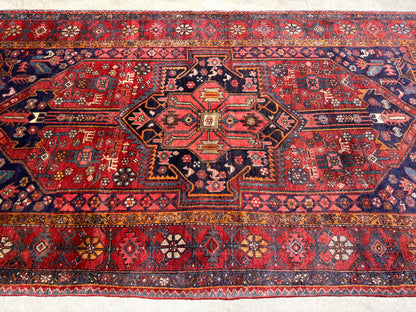 Antique Hand-Knotted Persian Bidjar Rug - 4’3”x7’7”