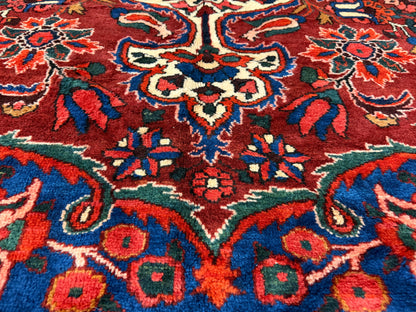 Hand-Knotted Persian Bakhtiari Rug - 8’8”x12’2”