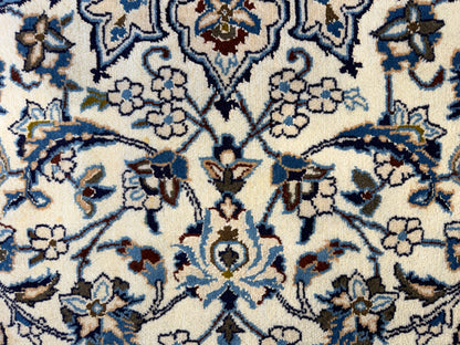 Hand-Knotted 9 La Persian Nain Rug - 6’7”x10’5”
