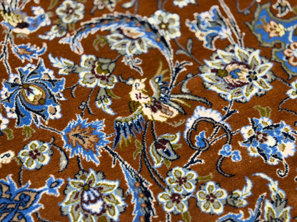 Hand-Knotted Persian Isfahan Rug - Garden of Birds - 6’10”x9’10”