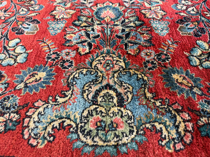 10’1”x12’4” Antique Hand-Knotted Persian Ghazvin Area Rug